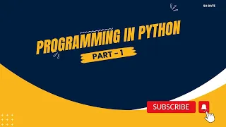 Introduction To Python GATE 2025 Aditya Shakya