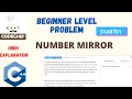 Number mirror - START01 codechef beginner level solution in c hindi