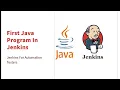 First Java Program in Jenkins