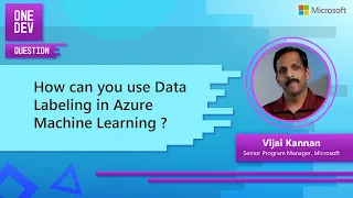 How can you use Data Labeling in Azure Machine Learning One Dev Question