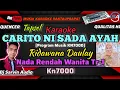 Lagu Tapsel - Carito Ni Sada Ayah Karaoke Nada Rendah Wanita Tr-1 | Ridawana Daulay | Program KN7000