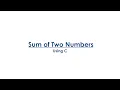 T1 C Program 1 Sum of Two Numbers KTU S2 EST 102 Programming in C