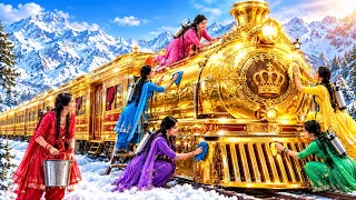 Poor Village Sisters Turned a Giant Abandoned Train into a Luxury Train! 😱🚆