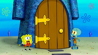 Why Is Squidward’s Door SO BIG?! SpongeBob Funny Animation
