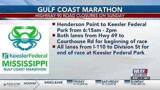 PLAN AHEAD Mississippi Gulf Coast Marathon to close parts of Highway 90