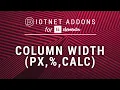 Column Width Piotnet Addons for Elementor PAFE