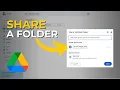 How to make a shared folder in Google Drive