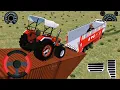Download Lagu Drive JCB 😯🥰and Unloading tractor From Truck 🔥 in Games 🎮 #jcb #tractor #truck