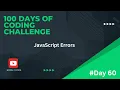 JavaScript Errors in Hindi