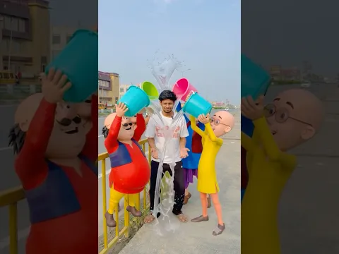 Motu patlu in swimming pool part -4 #comedy #funny #cutebaby #motupatlu