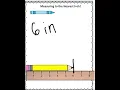 Measuring to the nearest inch