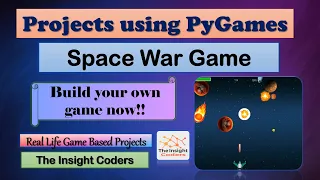 Space War Game Development using Python Create game step by step PyGames Space Shooters