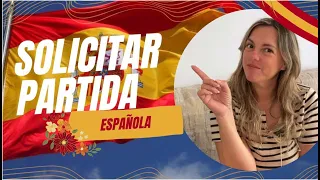 SOLICITAR PARTIDAS ESPAÑOLAS ON LINE 2025 PASO A PASO // @ROSYPEREYRO GESTORA // ASESORA PERSONAL