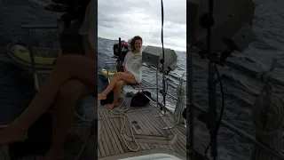 Arepas on a sailboat while sailing @ 7kts