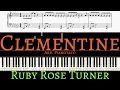 Ruby Rose Turner - Clementine | Piano cover by Pianotato