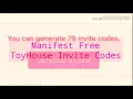 MANIFEST FREE TOYHOUSE INVITE CODES SUBLIMINAL