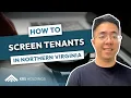 How to Screen Tenants in Northern Virginia