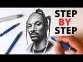 How to draw Snoop Dogg Loomis Method