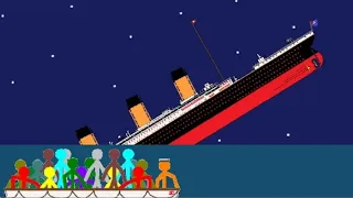 the night when titanic sank animation