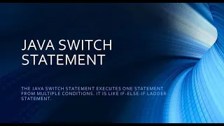 JAVA Lecture Switch Case For Beginner