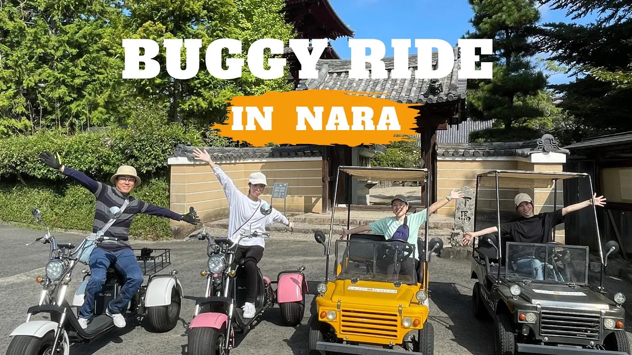 Buggy or E-Trike Nara World-Heritage Tour