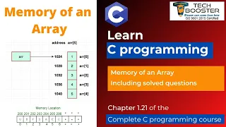 Memory of an Array C Programming Course Learn C Lecture 23