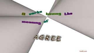 agree - 9 verbs synonym of agree sentence examples