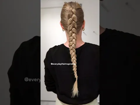 Beginner Dutch Braid Tutorial ⭐️ #howtobraid