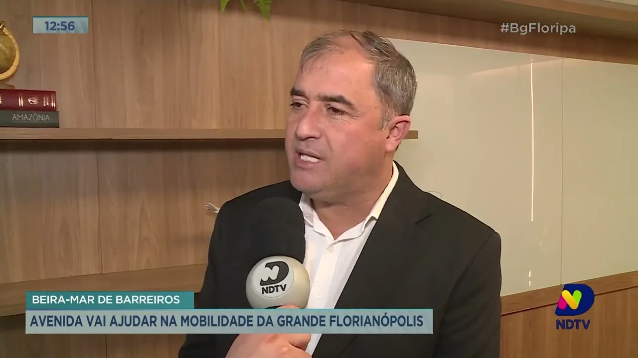 Avenida Beira-Mar de Barreiros vai ajudar na mobilidade da Grande Florianópolis