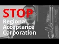 Regional Acceptance Corporation Calling Debt Abuse Harassment Lawyer