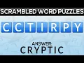 Word Scramble 20 Cryptic Word Jumbles