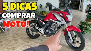 5 DICAS ANTES DE COMPRAR UMA MOTO USADA