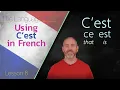 Using C est in French The Language Tutor Lesson 8