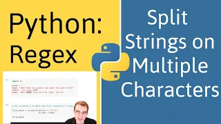 Python Regex How To Split a String On Multiple Characters