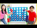 Giant Board Game challenge Winner gets surprise with 1 hr kids games