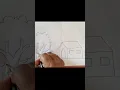 home drawing for colourfull house drawing