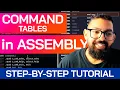 Building a Command Table in Assembly Beginner Tutorial x86-64 Assembly Programming Course