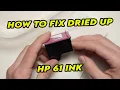 Download Lagu How to Clean Dried HP 61 Ink Cartridge - Printhead Blocked \u0026 Clogged
