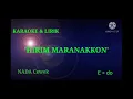 Download Lagu HIRIM MARANAKKON (karaoke + lirik)  nada cewek