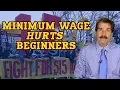 Minimum Wage Hurts Beginners