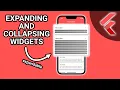 Flutter Tutorial - Expanding Collapsing Widgets expandable