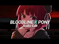 Download Lagu bloodline x pony - ariana grande x ginuwine [slowed down edit audio] (ncs)