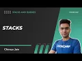 1 Stacks Stacks and Queues Chirayu Jain