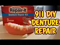 Emergency DIY Denture Repair