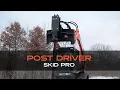 Skid Pro Hydraulic Post Driver - Fastest Easiest Fence Installation