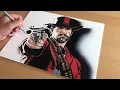 Drawing Red Dead Redemption Timelapse Arthur Morgan Philcharltonart