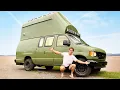 I turned an old van into a 2-STORY tiny house