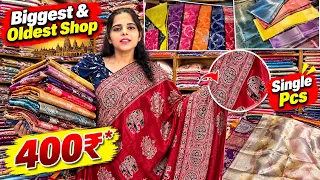 Ajrakh Kanni Modal Crape Kanjivaram Most Popular Sarees Bara Bazaar Kolkata Saree Market