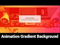 Infinite Gradient Background Effect using HTML CSS -