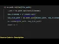 Python 3 OS Module Script to Rename All Files in a Folder With Custom Pattern Name in Terminal